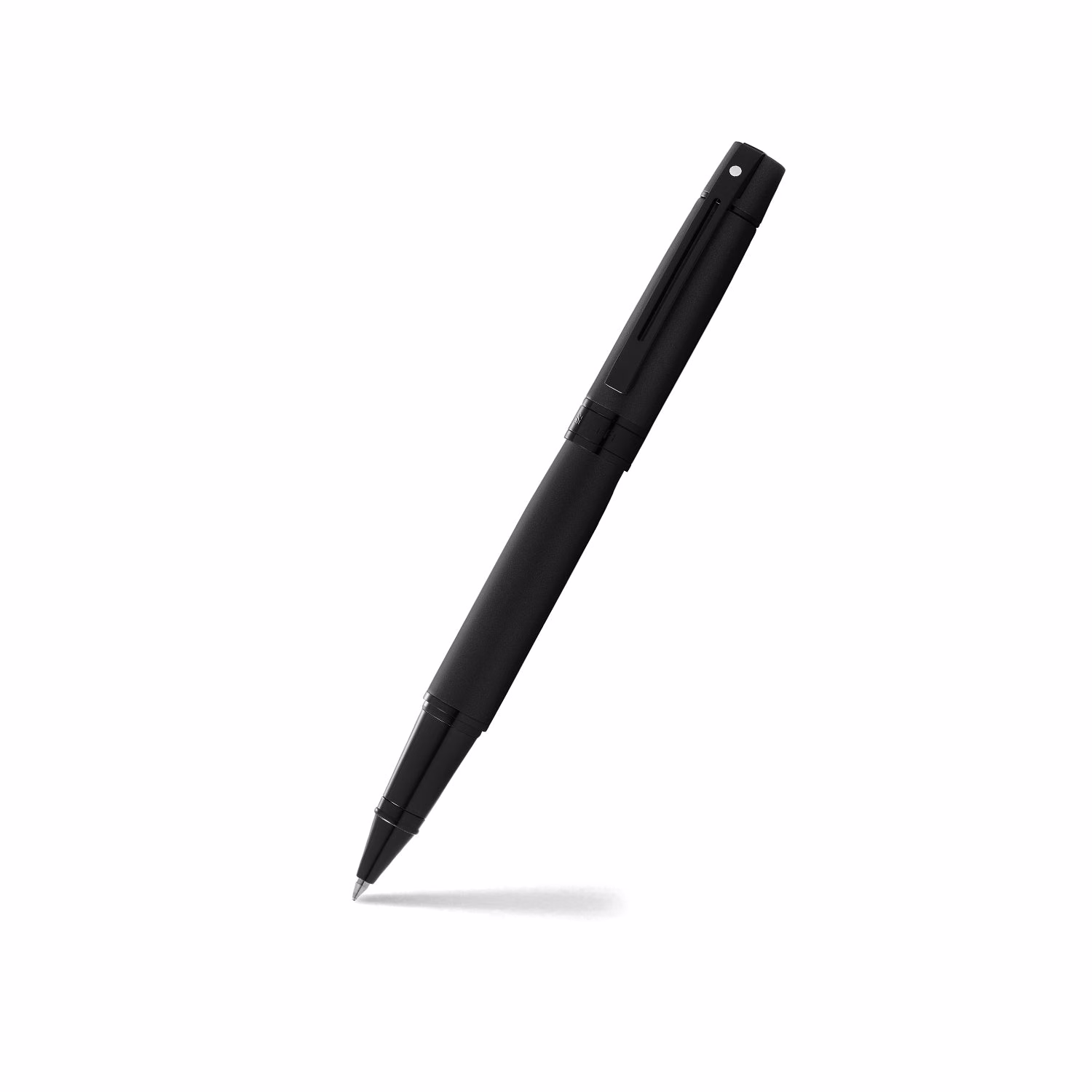 Custom Sheaffer 300 Matte Black Rollerball with Black Trim