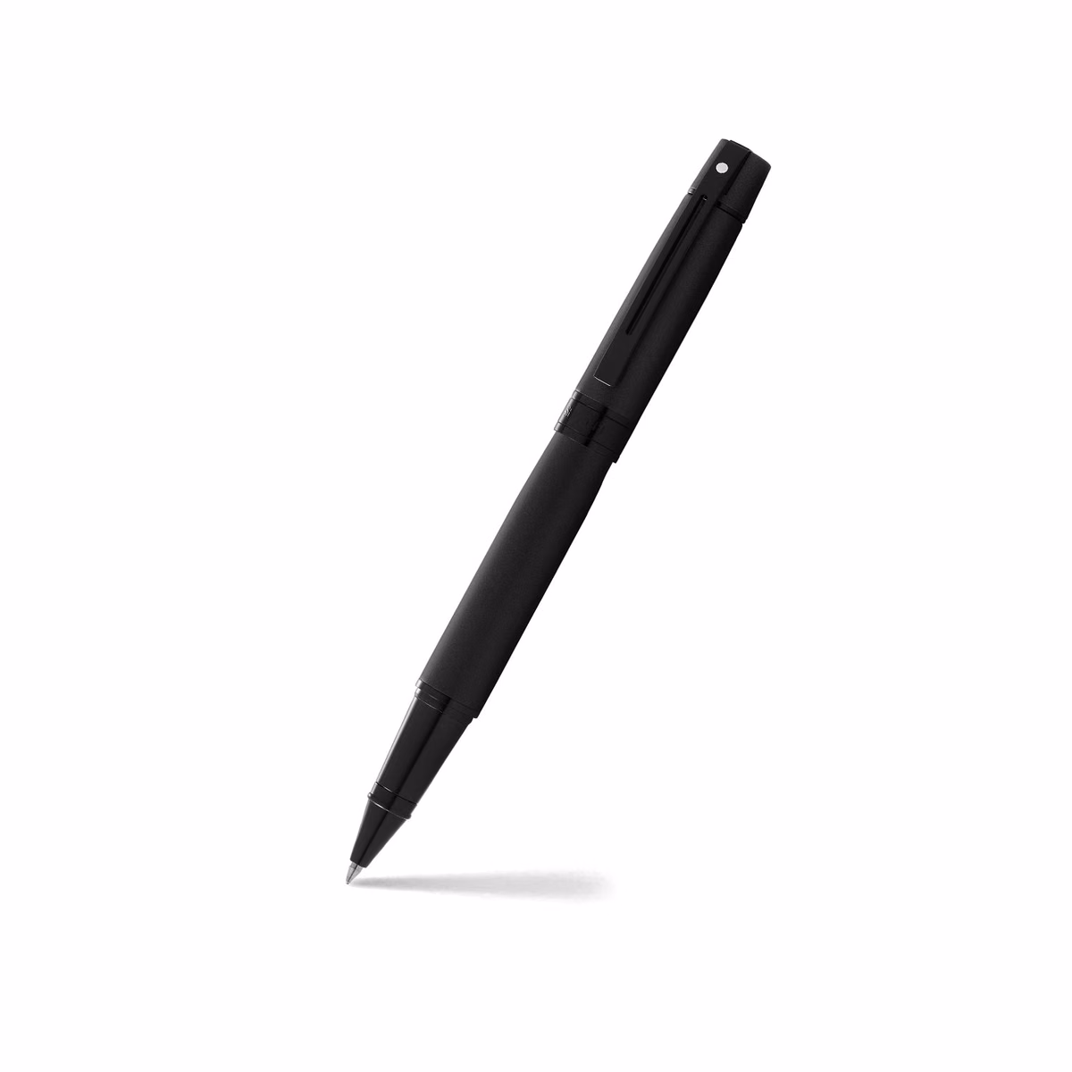 Custom Sheaffer 300 Matte Black Rollerball with Black Trim