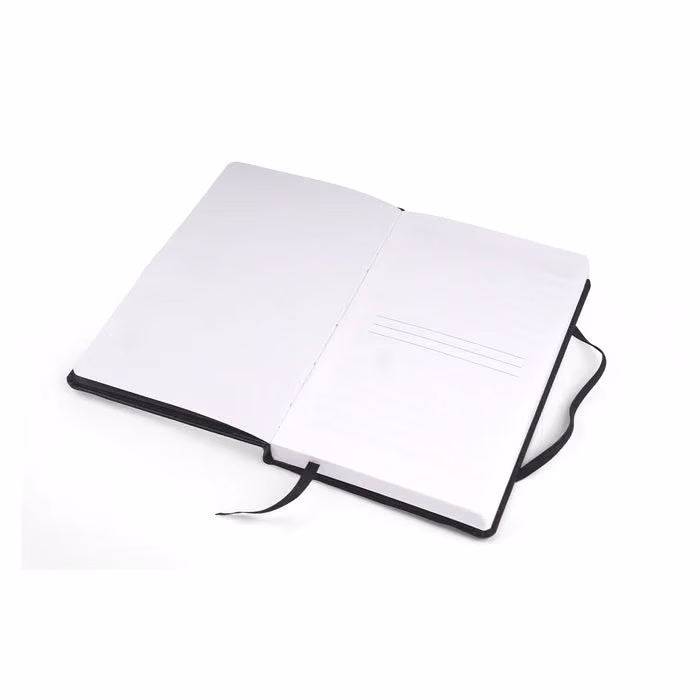 Custom Sheaffer Giftset Sentinel Black 321 Ballpoint Pen and Medium Notebook Black Hangsell