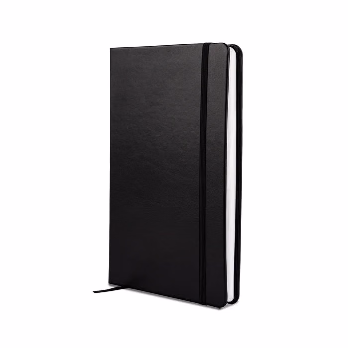 Custom Sheaffer Giftset Sentinel Black 321 Ballpoint Pen and Medium Notebook Black Hangsell