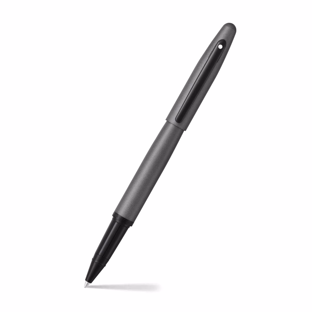 Custom Sheaffer VFM 9424 Matte Gray Rollerball Pen With Matte Black Trim