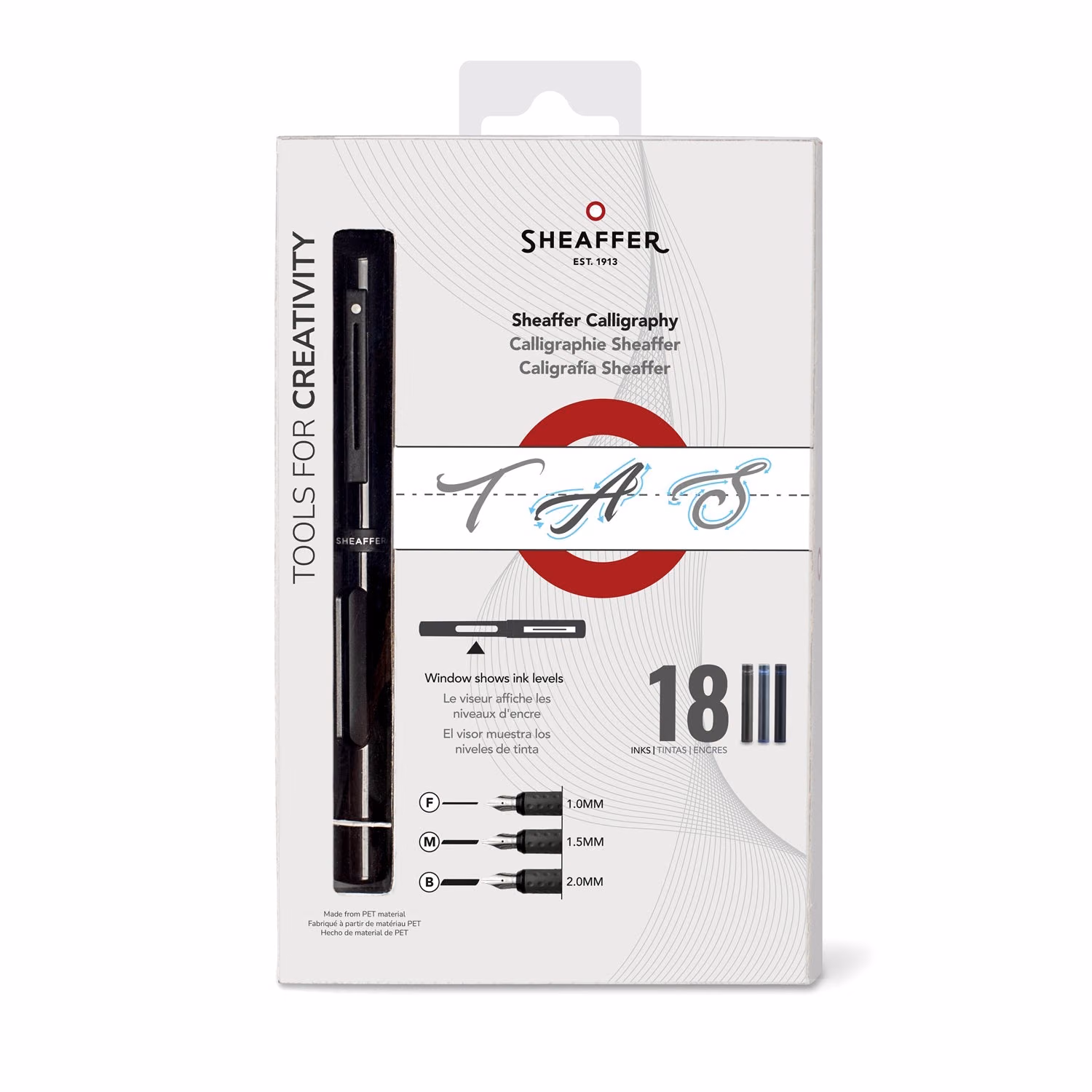 Custom Sheaffer Calligraphy Glossy Black barrel with cap and Matte Black trim Fountain Pen