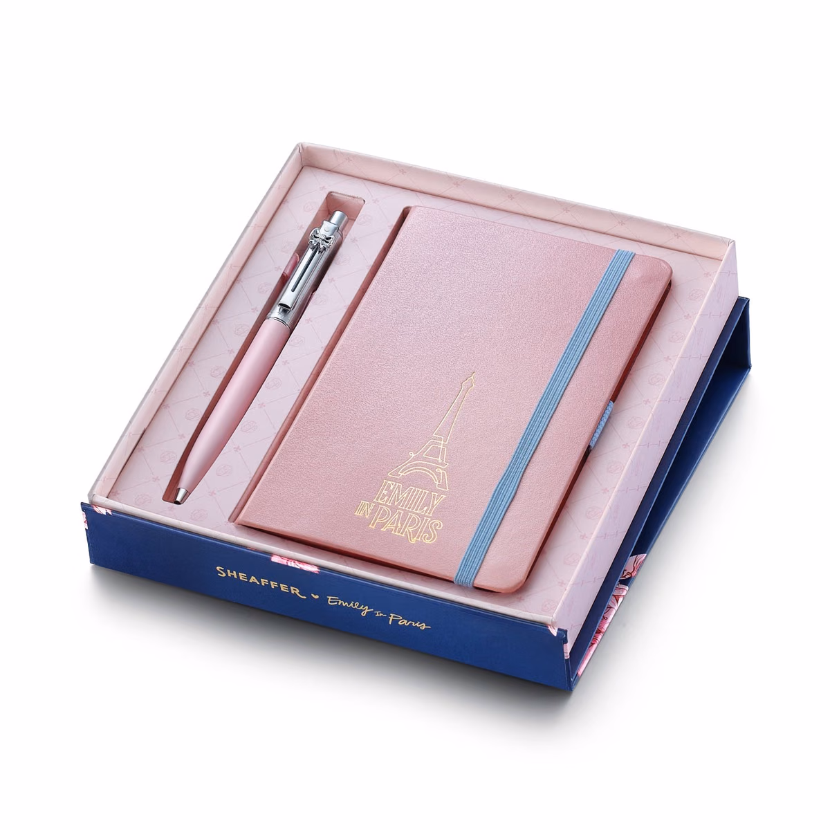 Custom Sheaffer Gift Set Lacquer matte finish with shiny chrome-plated trims Ballpoint