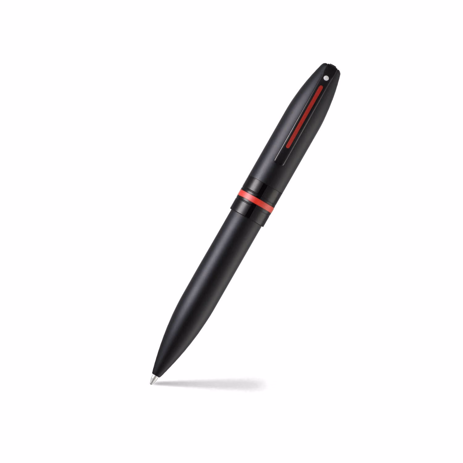 Custom Sheaffer ICON 9108 Matte Black Ballpoint Pen With Gloss Black Trim