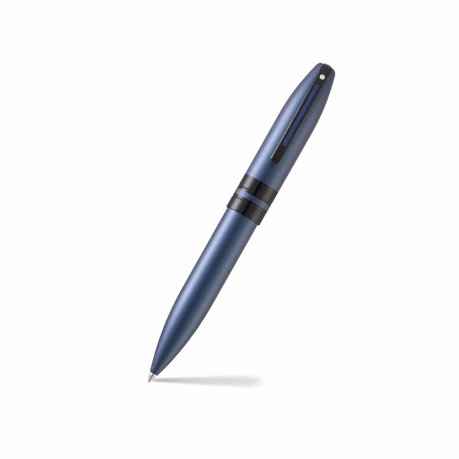 Custom Sheaffer ICON 9110 Metalic Blue Ballpoint Pen With Gloss Black Trim