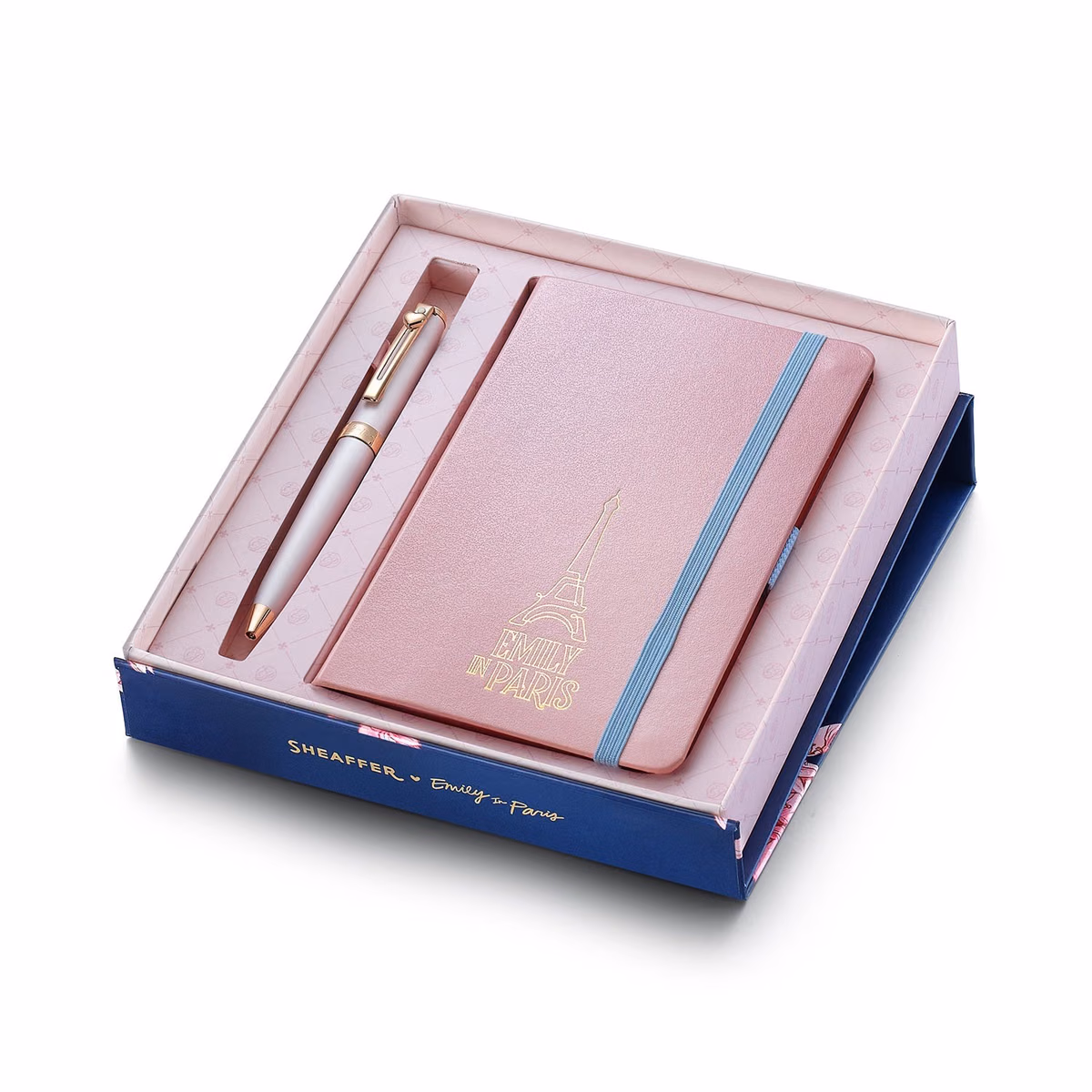 Custom Sheaffer Gift Set Lacquer finish with Rose Gold PVD trims Ballpoint