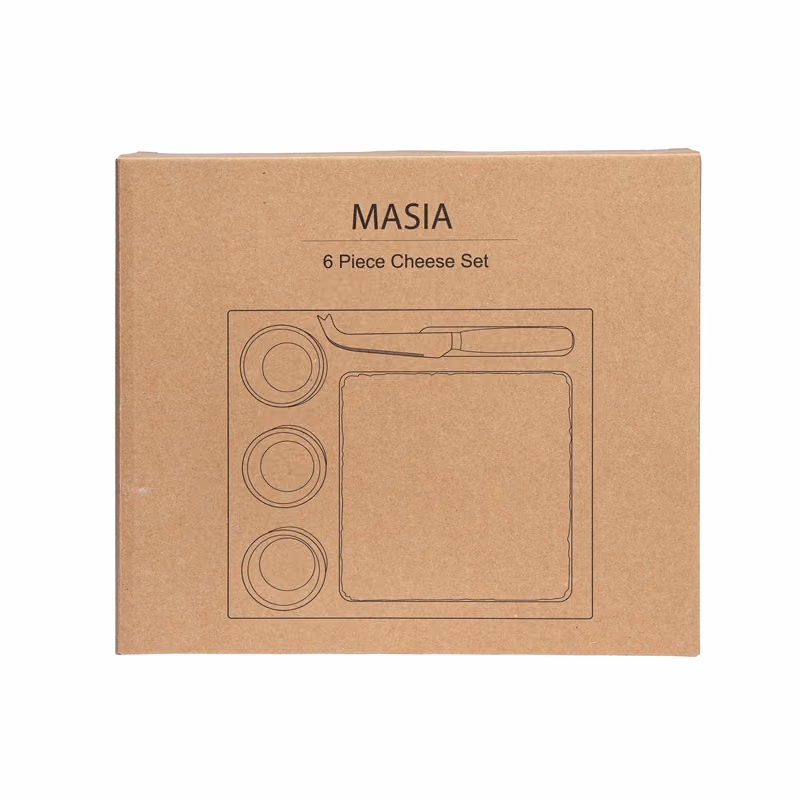 Custom Masia 6-Piece Cheese Set
