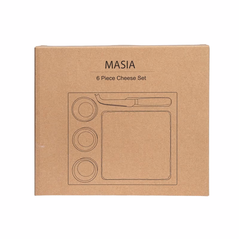Custom Masia 6-Piece Cheese Set