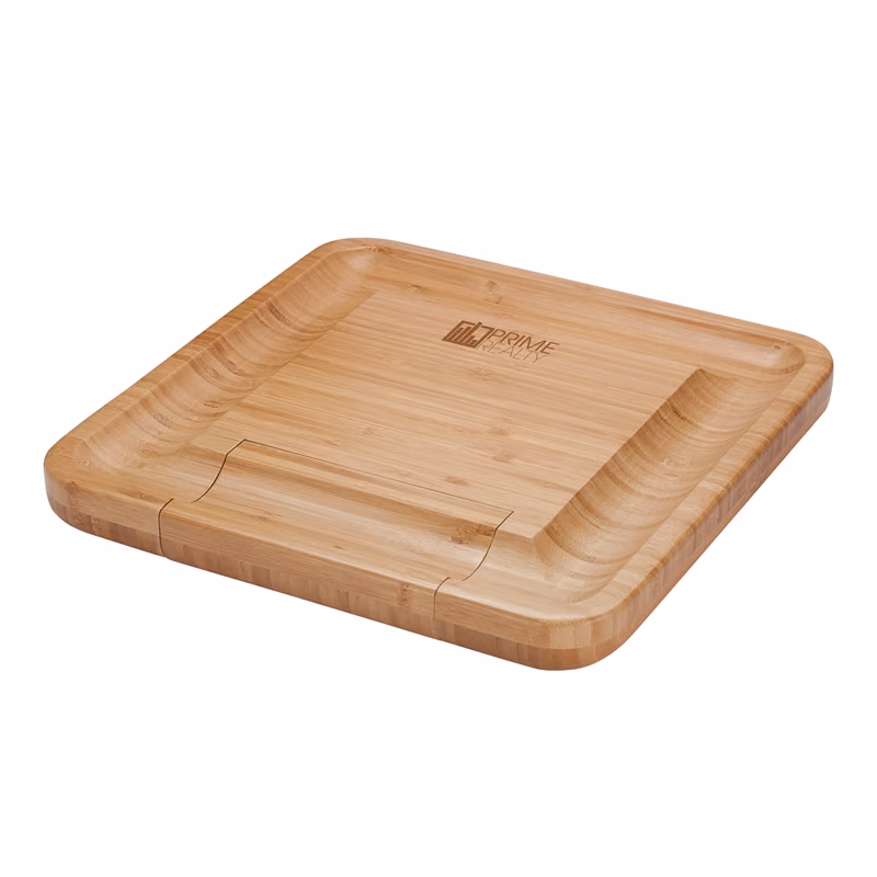 Custom Lorenzi 4-Piece Bamboo Cheese Tray