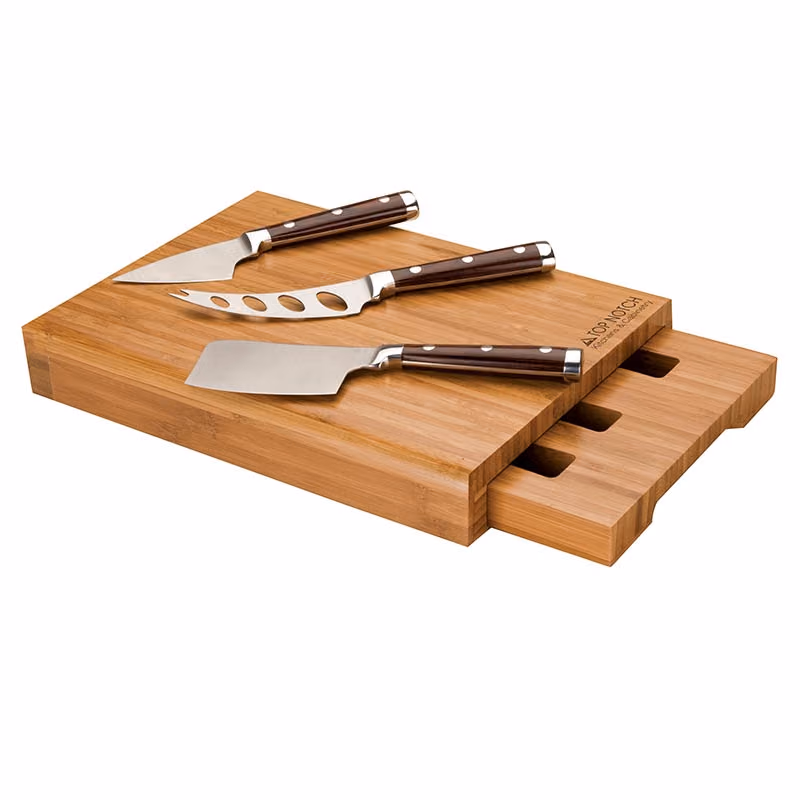 Custom Bambu Bamboo Cheese Set