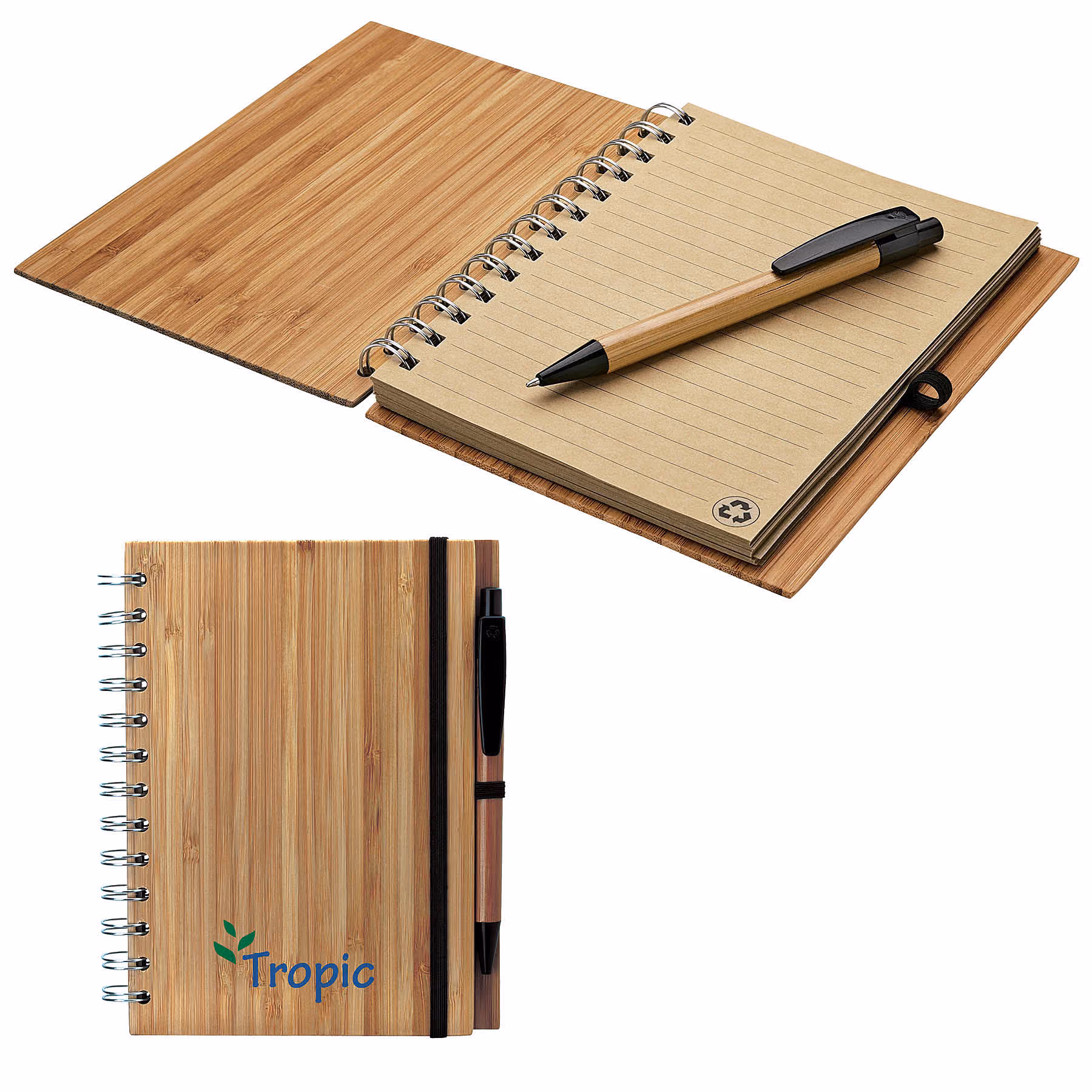 Custom Albany Bamboo Notebook & Pen