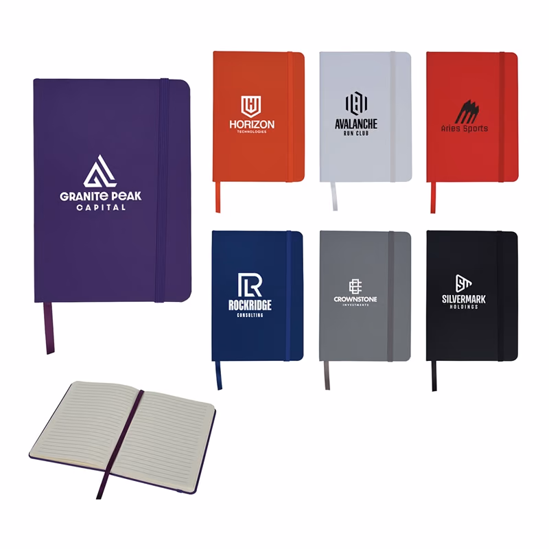 Custom Arboria Recycled PU Hardcover Journal w/FSC Paper
