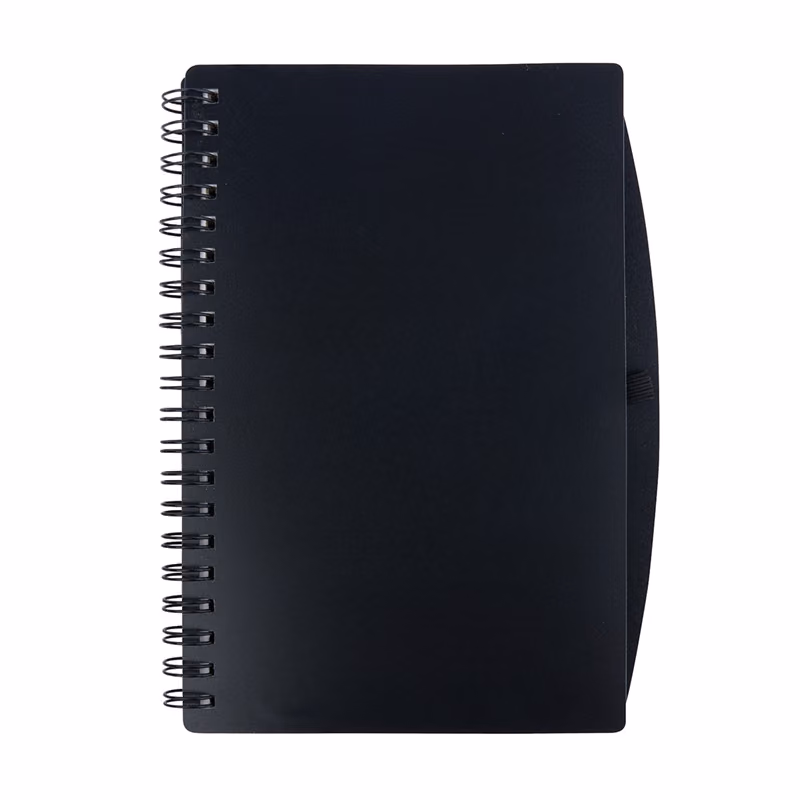 Custom Bates Spiral FSC Notebook With Sticky Notes and Flags