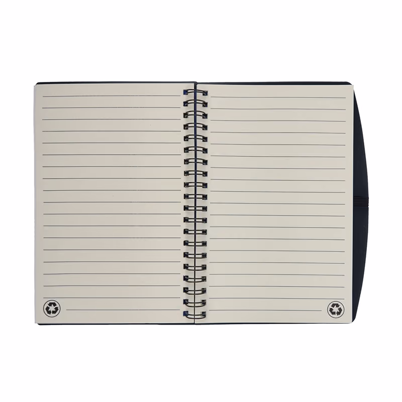 Custom Bates Spiral FSC Notebook With Sticky Notes and Flags