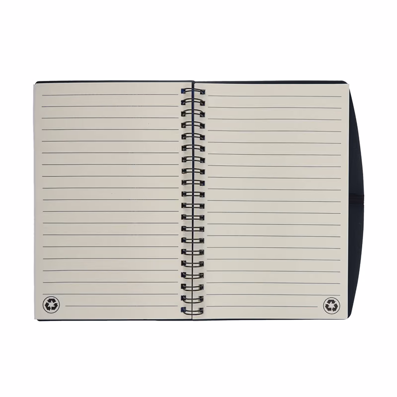Custom Bates Spiral FSC Notebook With Sticky Notes and Flags