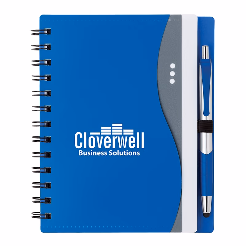 Custom Bellevue Junior Notebook w/Stylus Pen