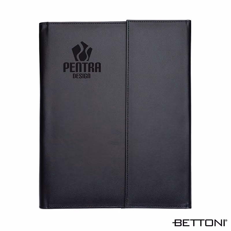 Custom Bettoni Atrani Bonded Leather Letter Size Padfolio