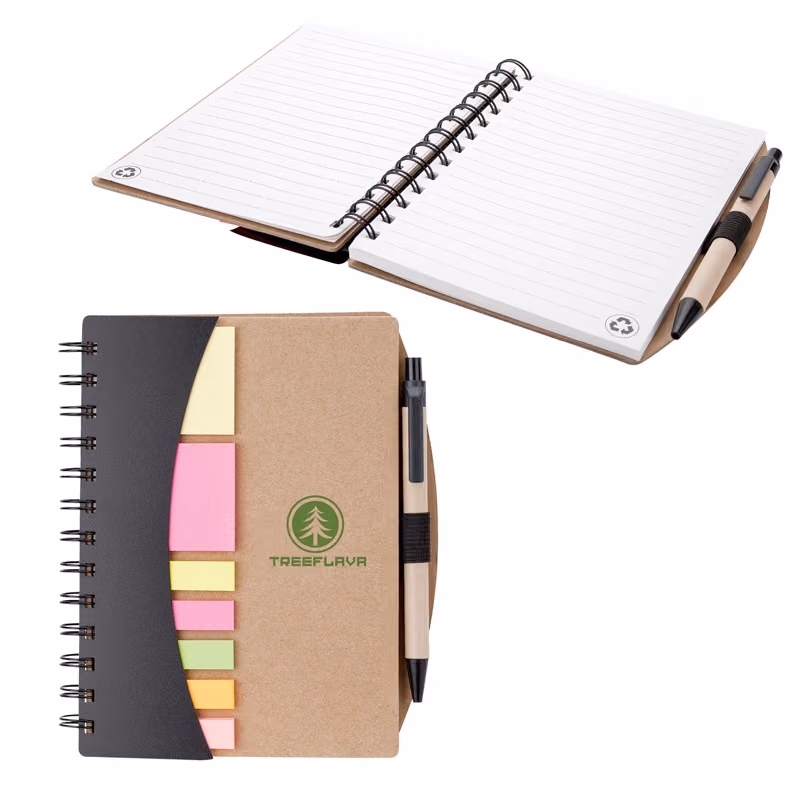 Custom Broome Junior Notebook with Pen, Flags & Sticky Notes