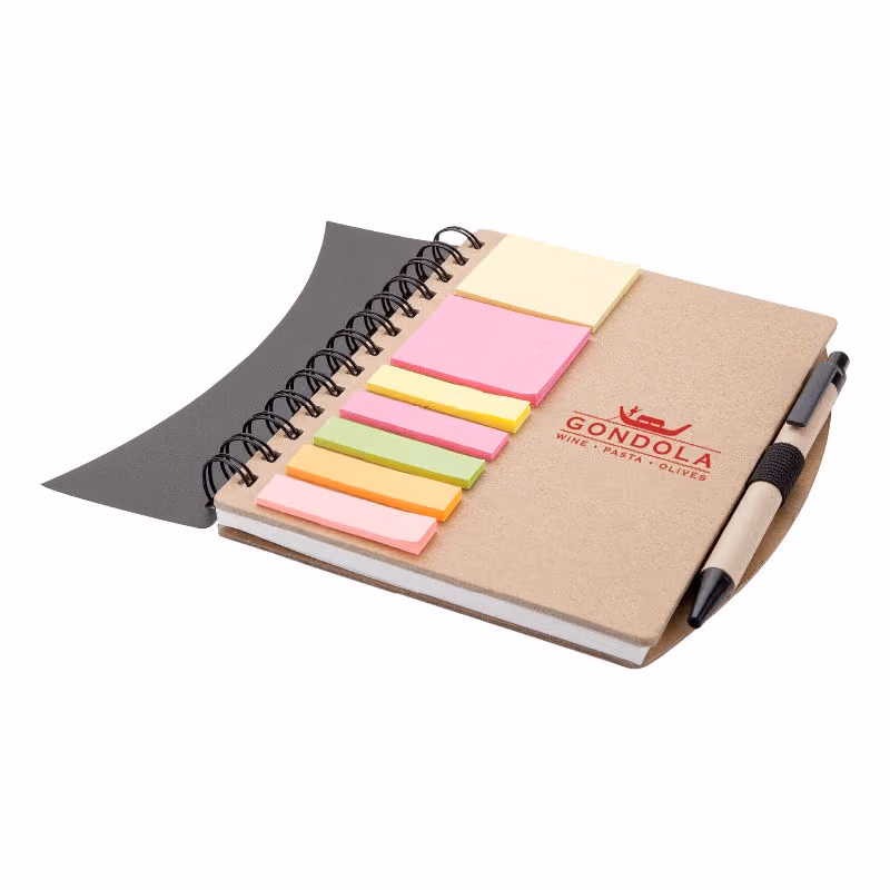 Custom Broome Junior Notebook with Pen, Flags & Sticky Notes