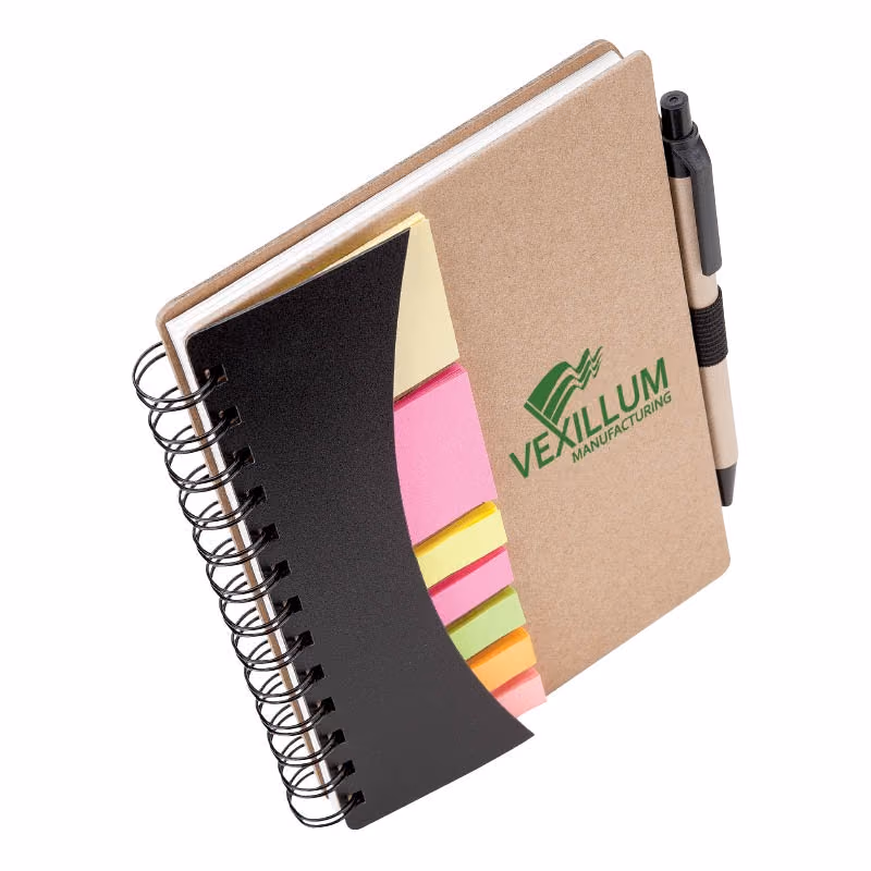 Custom Broome Junior Notebook with Pen, Flags & Sticky Notes