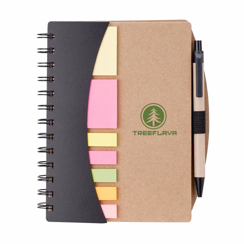 Custom Broome Junior Notebook with Pen, Flags & Sticky Notes