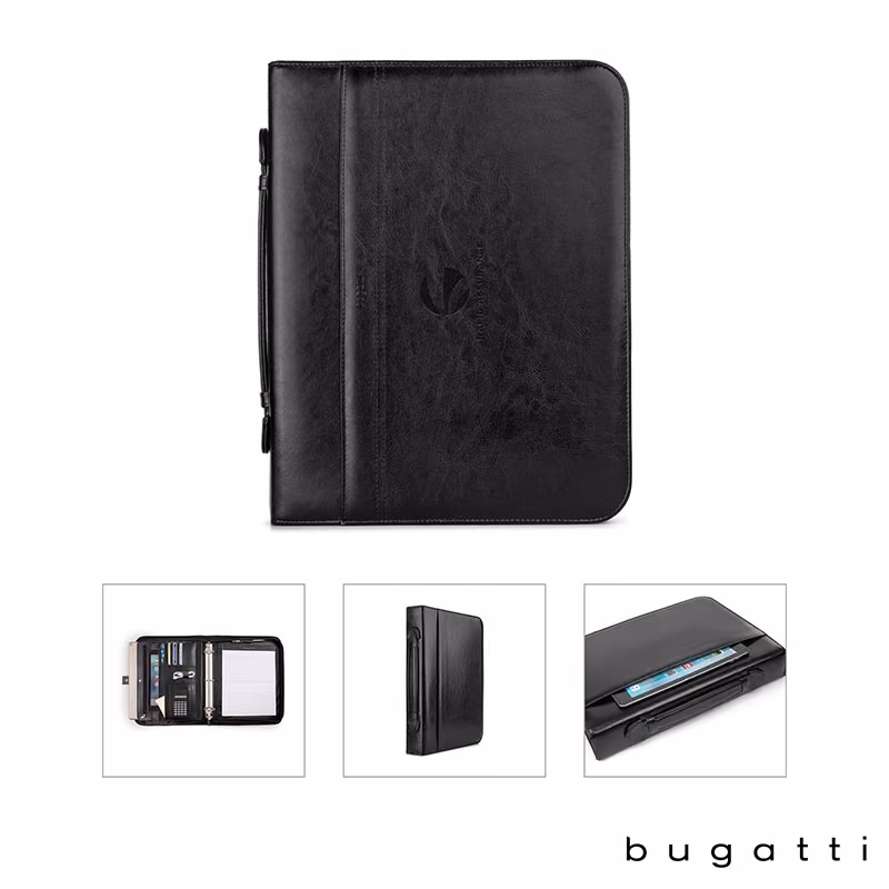 Custom Bugatti 3-Ring Binder Padfolio