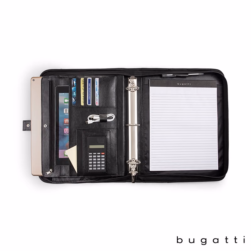 Custom Bugatti 3-Ring Binder Padfolio