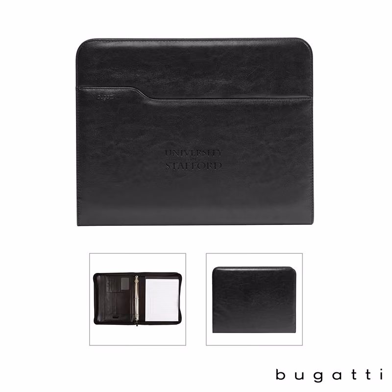 Custom Bugatti 3-Ring Binder Padfolio