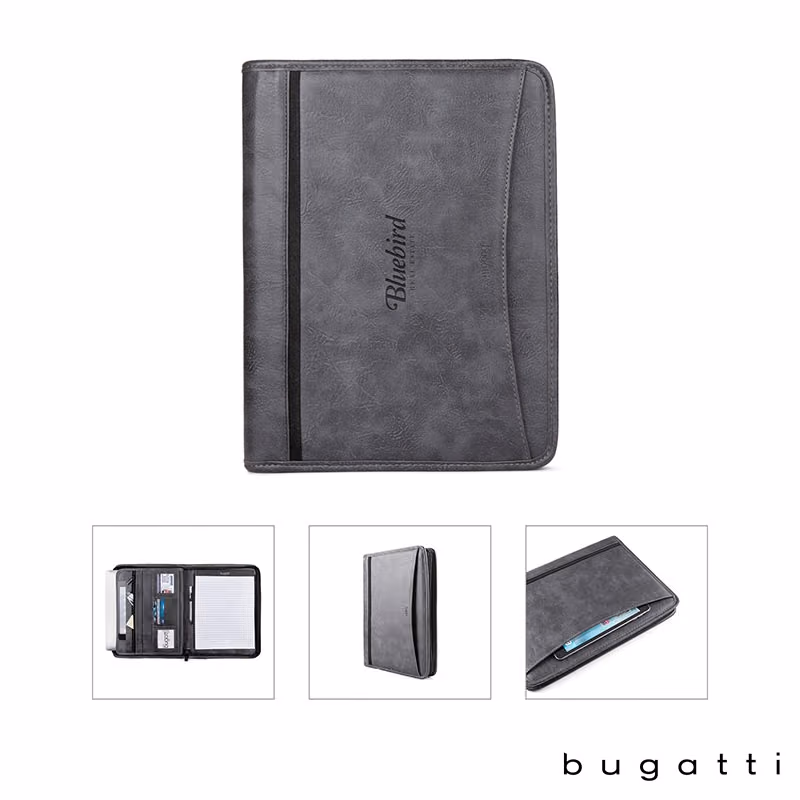 Custom Bugatti Valentino Letter Size Padfolio