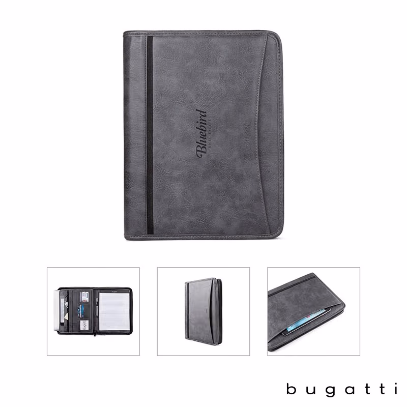 Custom Bugatti Valentino Letter Size Padfolio