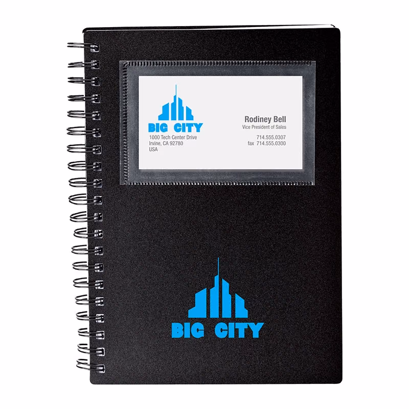 Custom Cambridge Card Holder Notebook