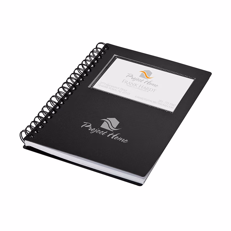 Custom Cambridge Card Holder Notebook