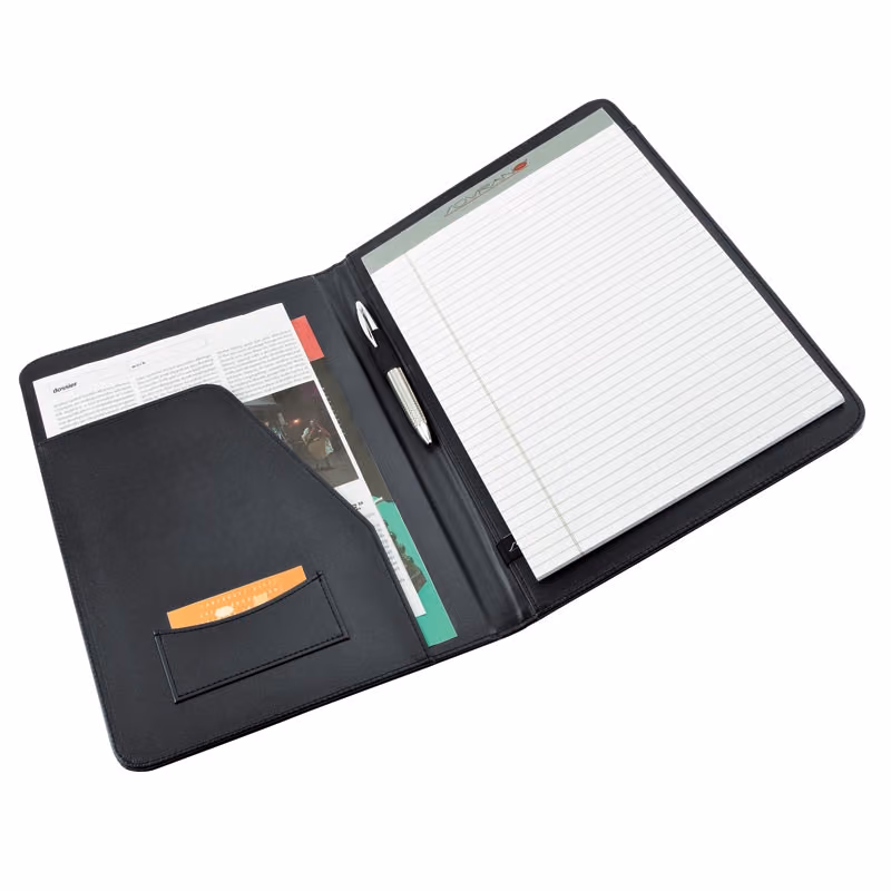 Custom Leder Leather Letter Size Padfolio