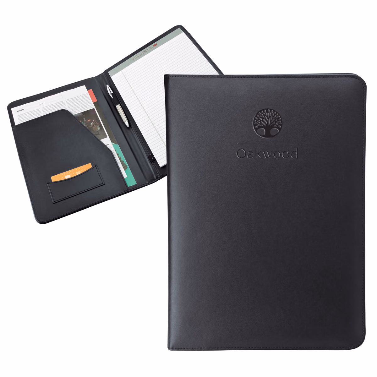 Custom Leder Leather Letter Size Padfolio