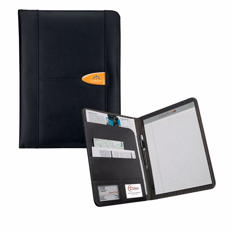 Custom Lepidus I Leather Letter Size Padfolio