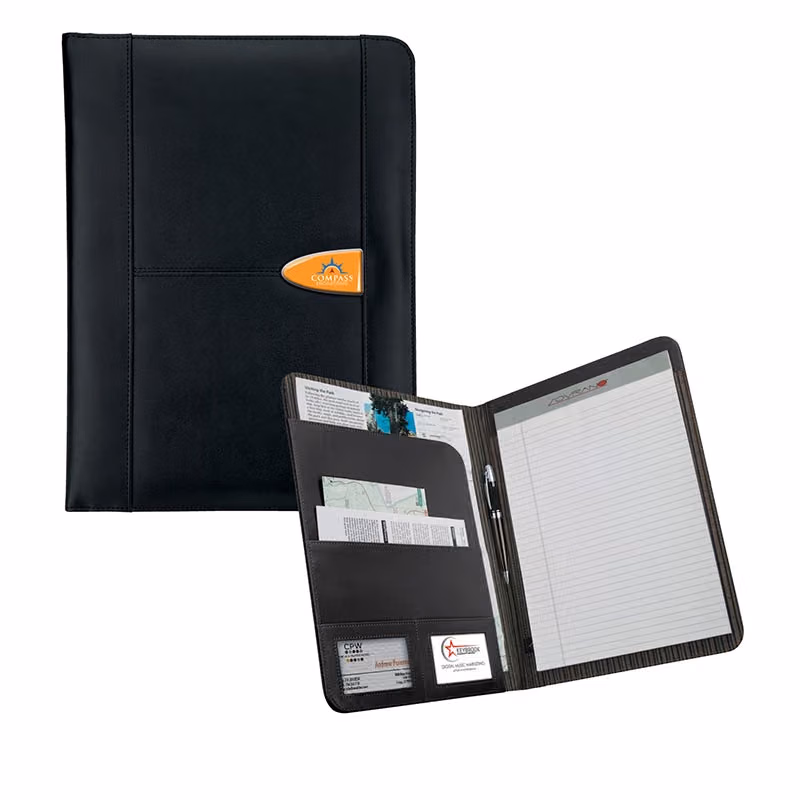 Custom Lepidus I Leather Letter Size Padfolio