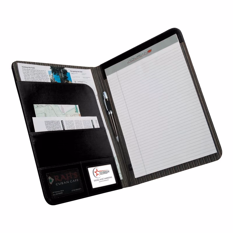 Custom Lepidus I Leather Letter Size Padfolio