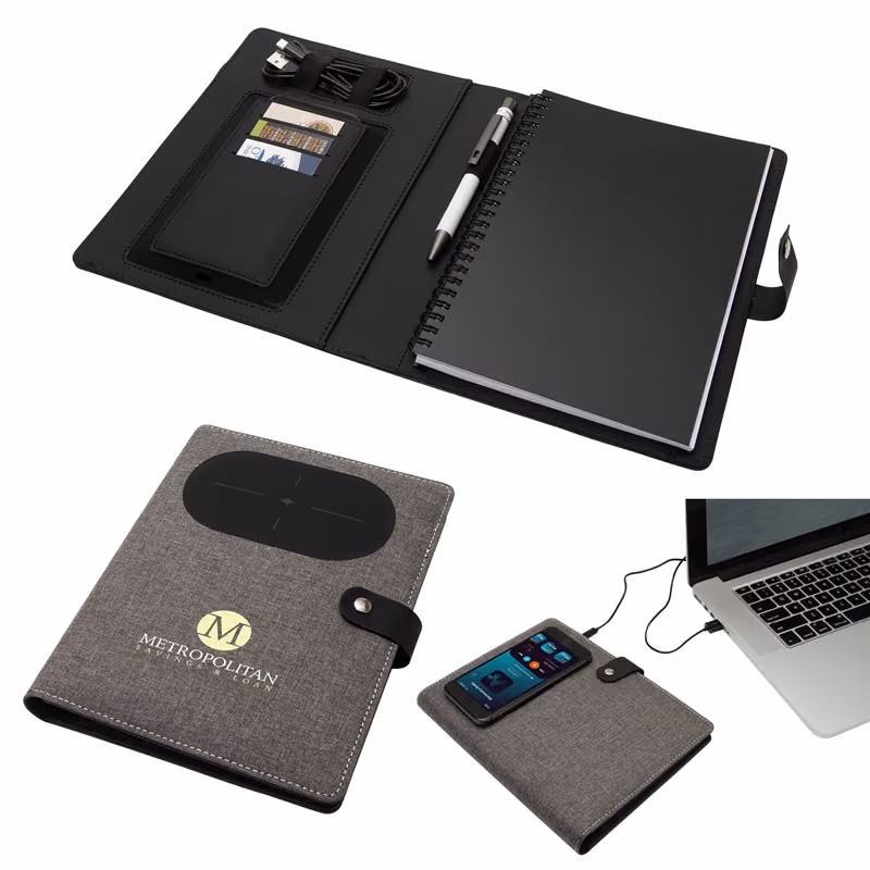 Custom Navigate Notebook w/ Wireless Phone Charger