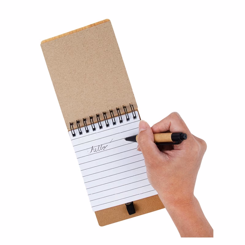 Custom Ridgecrest 3-in-1 Bamboo Jotter w/Pen