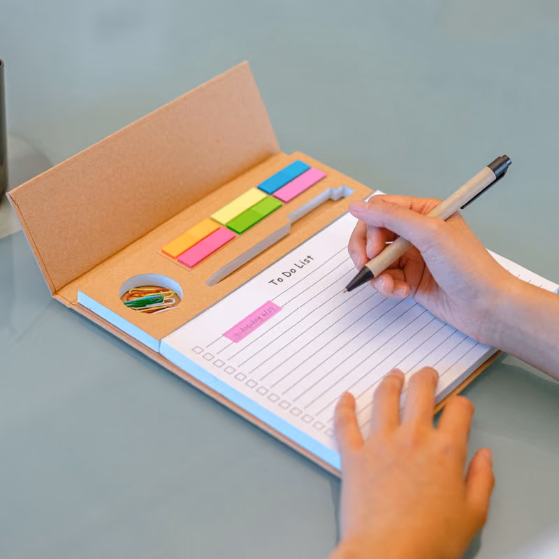 Custom Rogers Desktop Notepad & Organizer