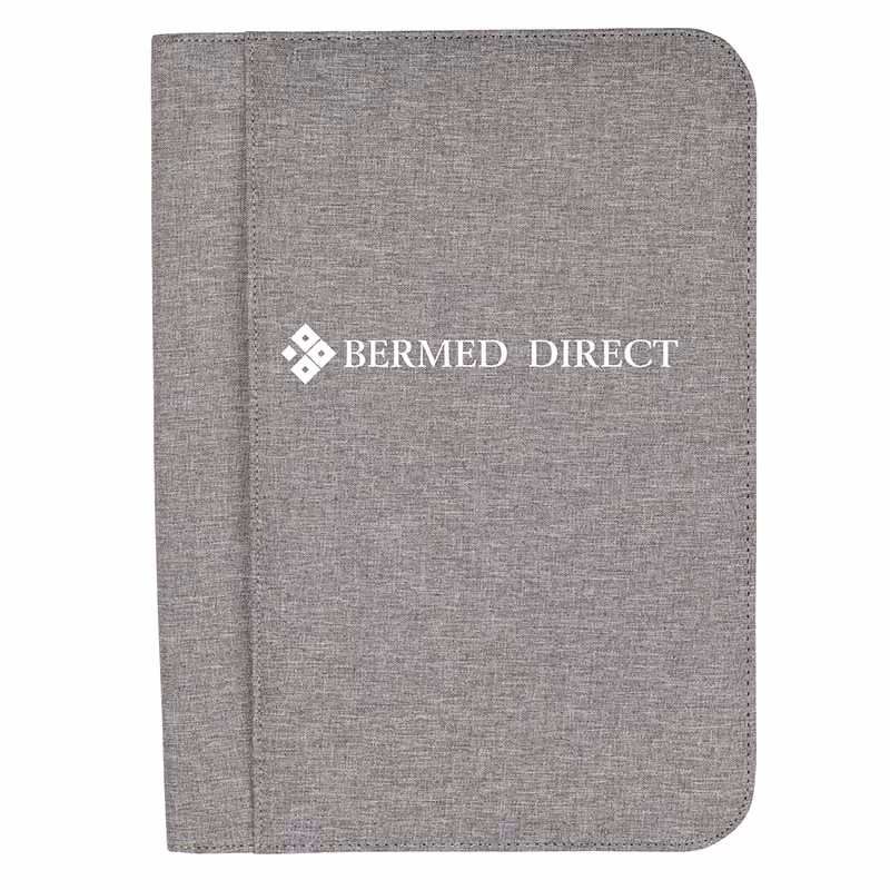 Custom Sterling RPET Zippered Letter Size Padfolio