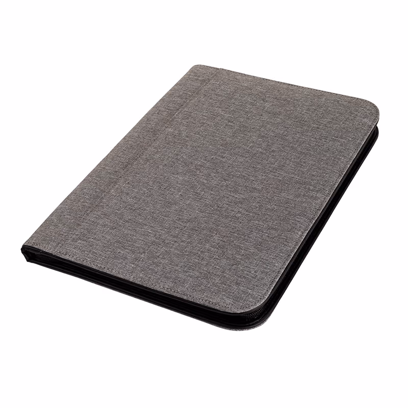 Custom Sterling RPET Zippered Letter Size Padfolio