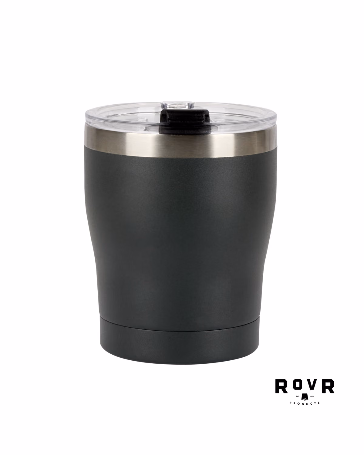 Custom RovR 12 oz. Vacuum Insulated Lowball Tumbler - Charcoal