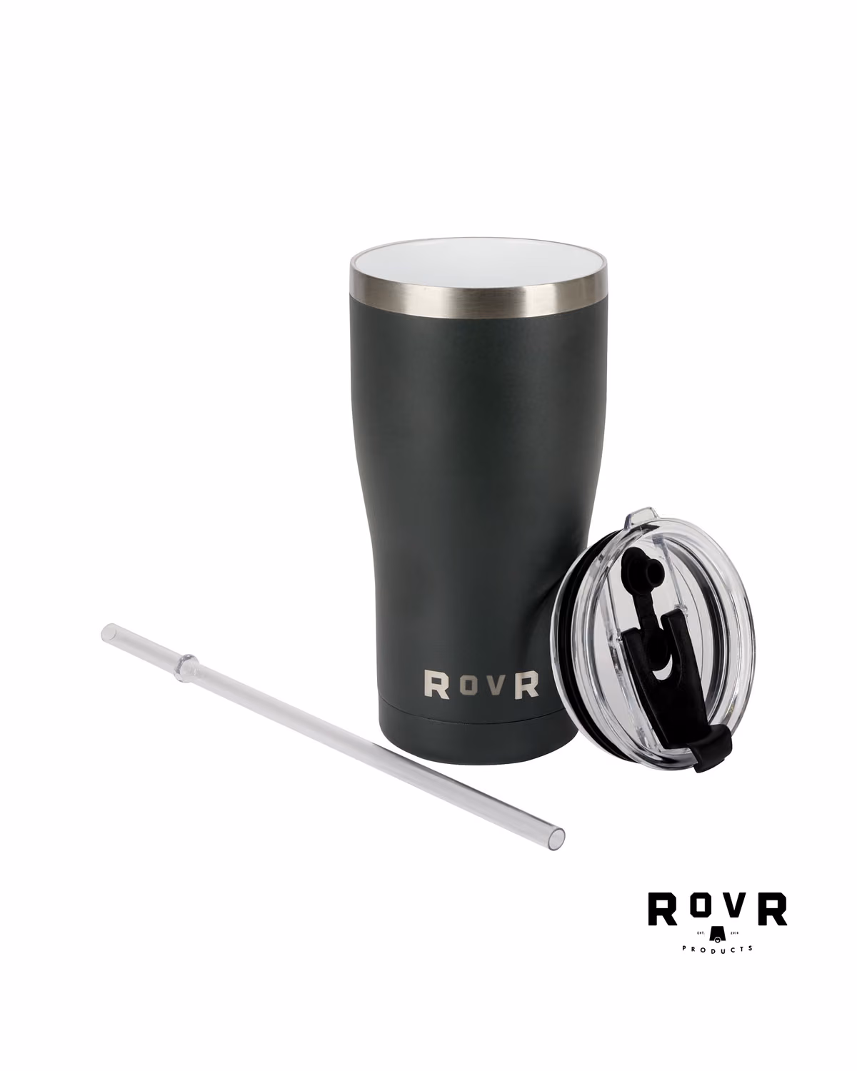Custom RovR 20 oz. Vacuum Insulated Travel Tumbler - Charcoal