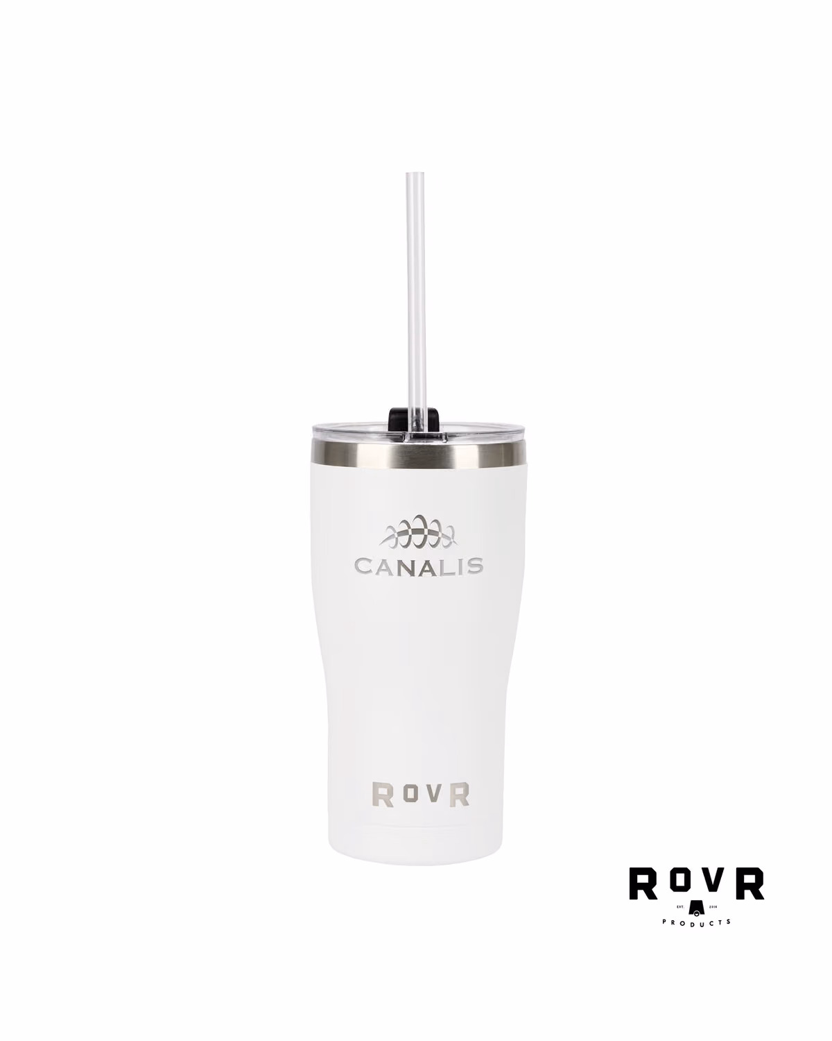 Custom RovR 20 oz. Vacuum Insulated Travel Tumbler - White