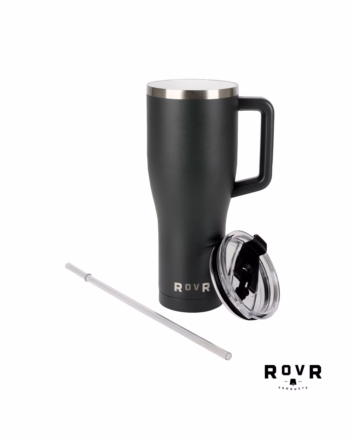 Custom RovR 40 oz. Vacuum Insulated Travel Tumbler - Charcoal