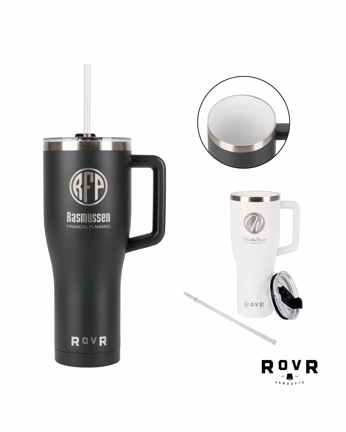 Custom RovR 40 oz. Vacuum Insulated Travel Tumbler