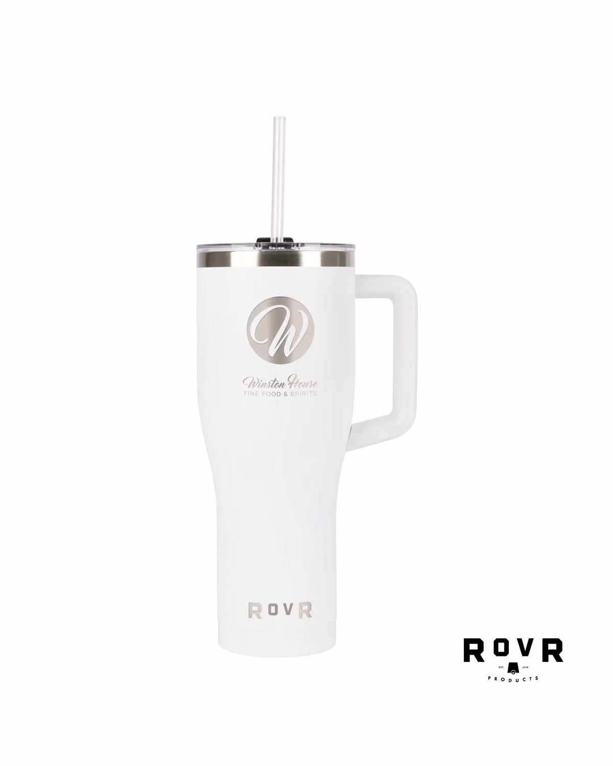 Custom RovR 40 oz. Vacuum Insulated Travel Tumbler - White