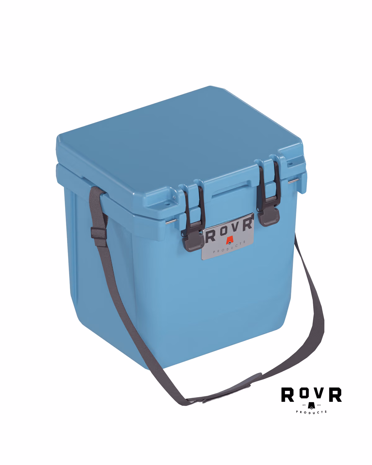 Custom RovR CoolR 25qt Hard Cooler - Light Blue