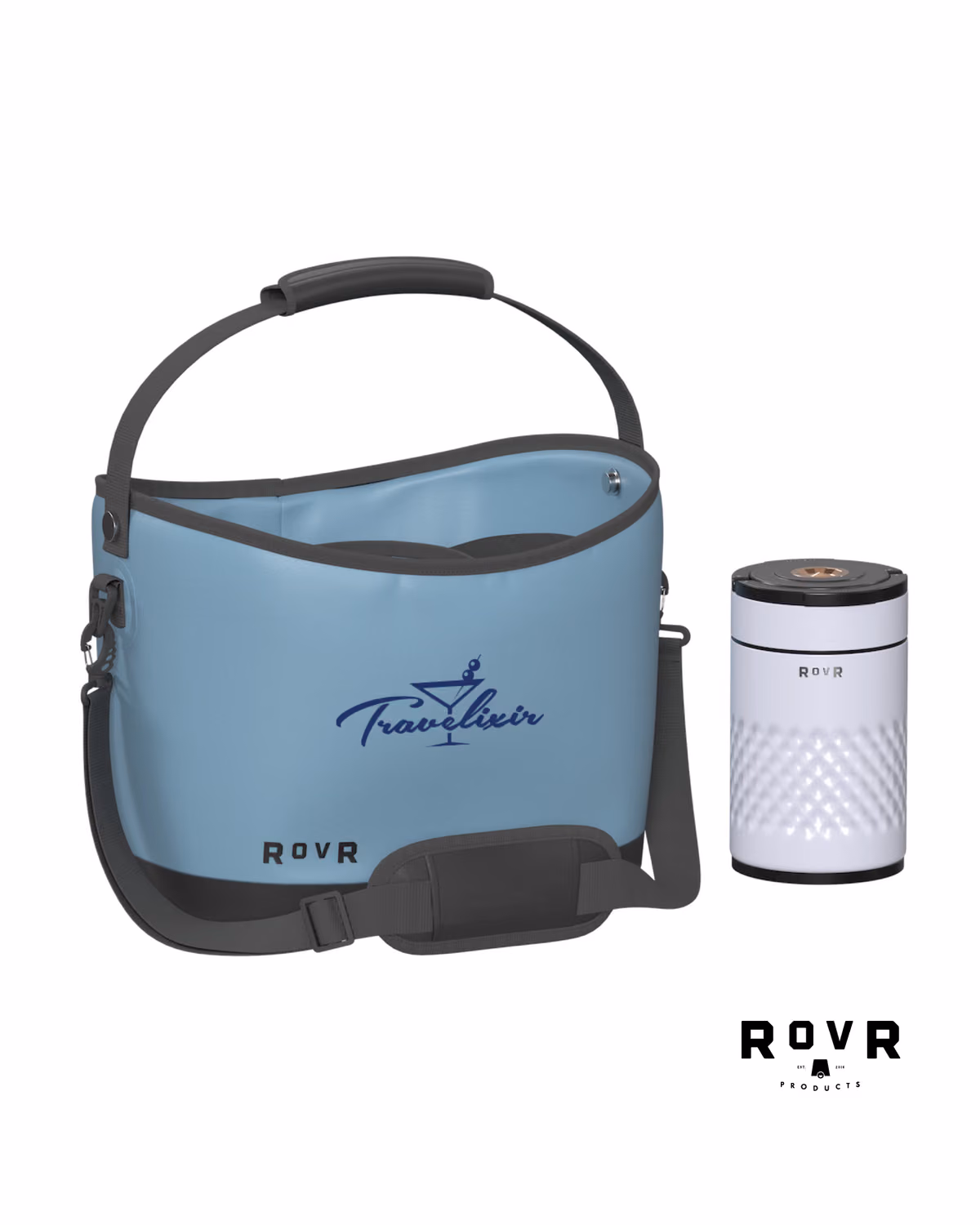 Custom RovR KeepR Caddy & IceR Container - Light Blue
